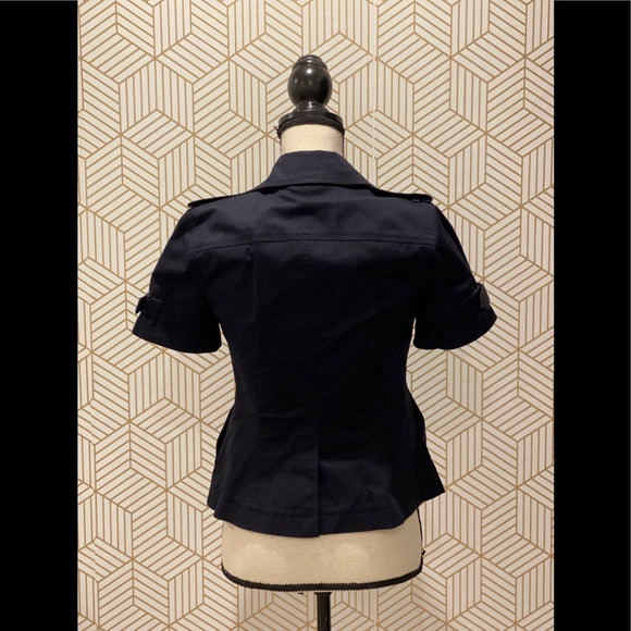 ❌SOLD❌ BURBERRY (Rare) Short-sleeved Double-breasted Top - Picture 5 of 7